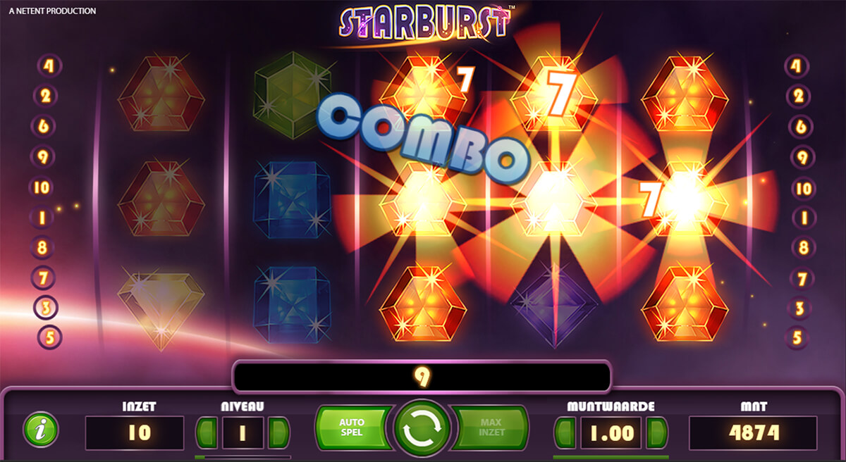 Starburst arcade effecten screenshot