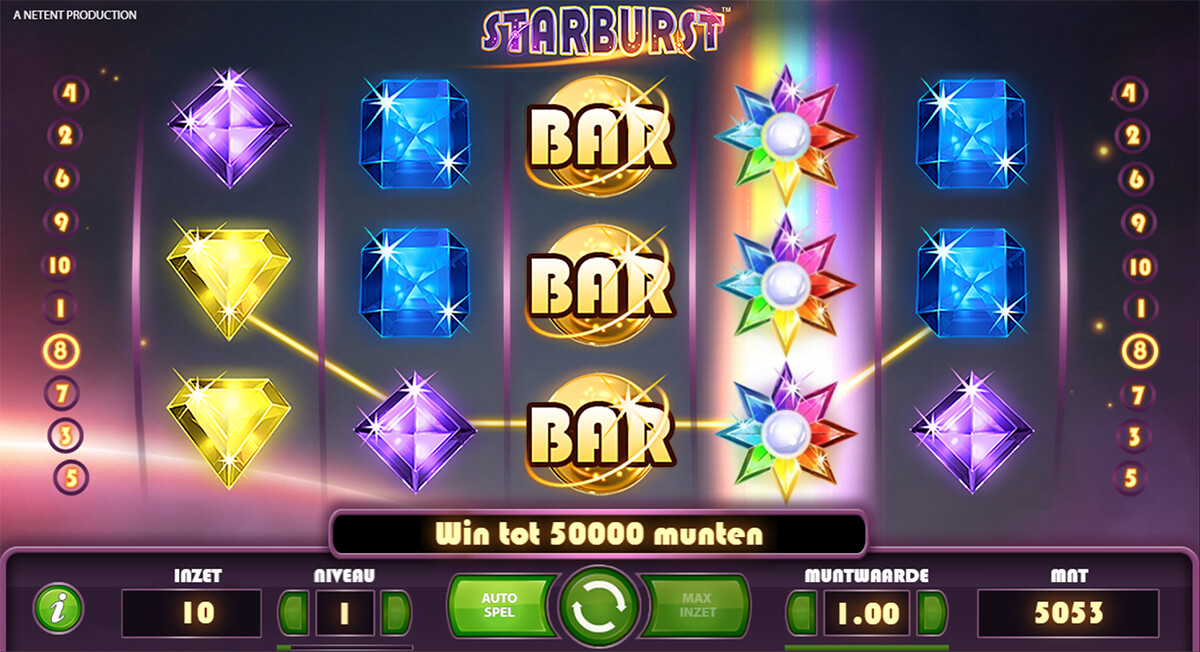 Starburst bonus screenshot