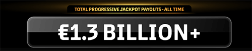 1,3 Miljard Euro in Progressieve Jackpots van Microgaming