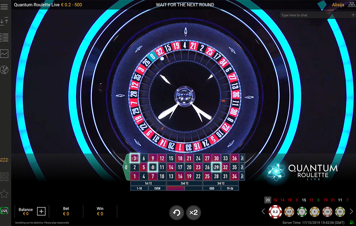 Quantum Roulette wiel