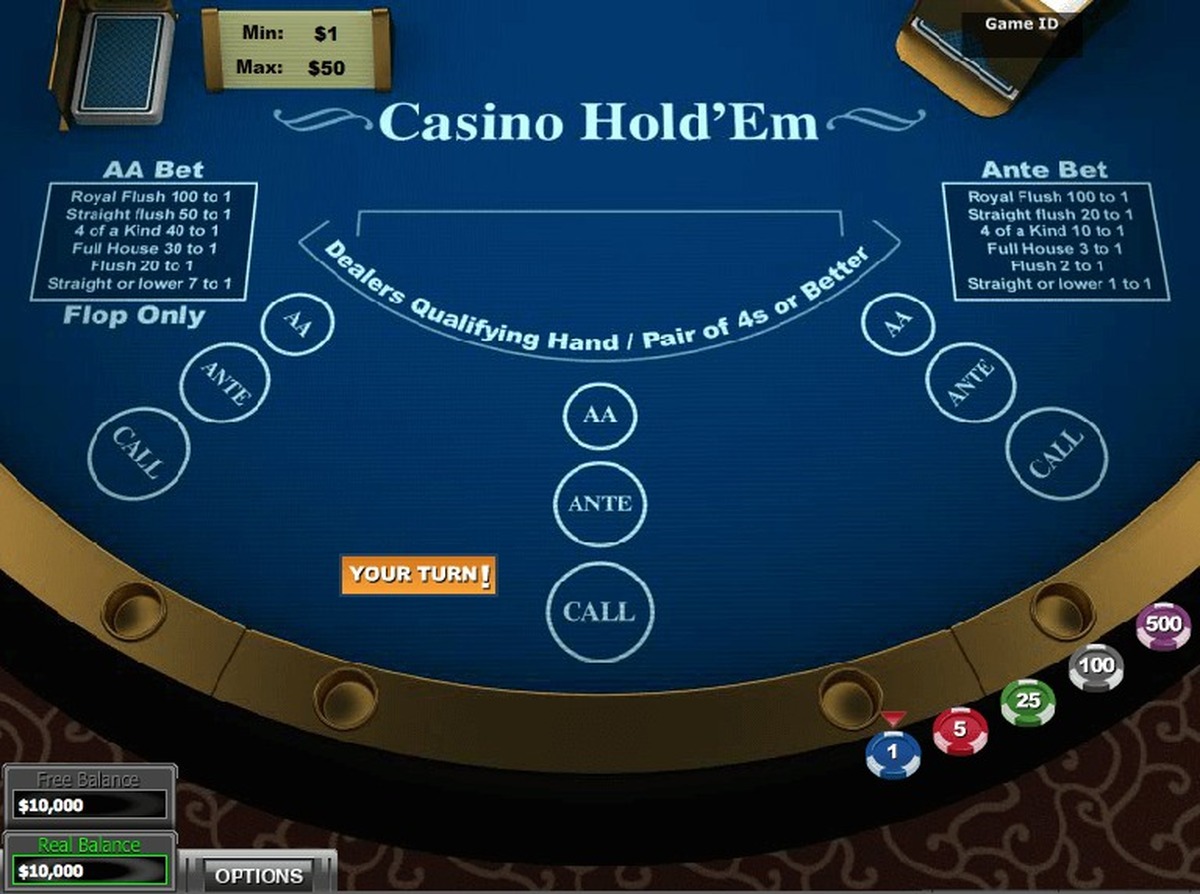 Casino Hold'em - screenshot