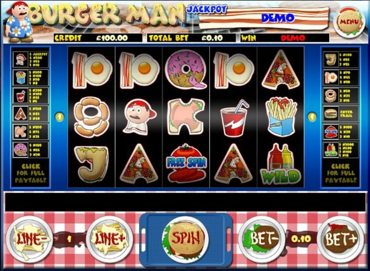 Burger Man Slot - screenshot