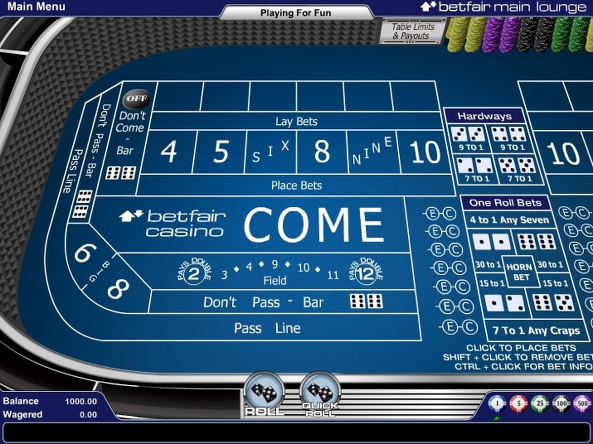 Craps - screenshot