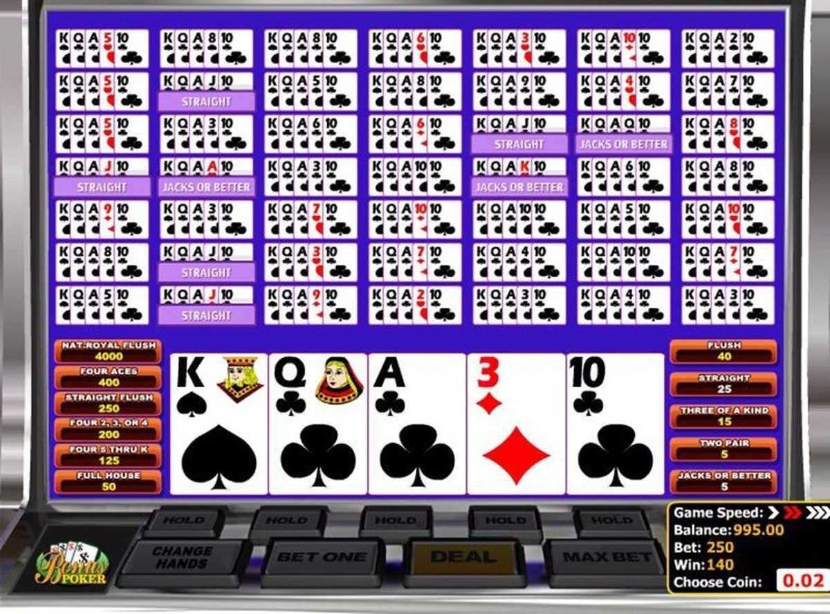 Multi Hand Bonus Poker - screenshot