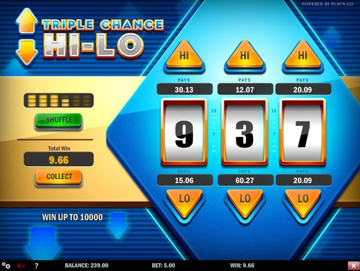 Triple Chance Hi Lo - screenshot