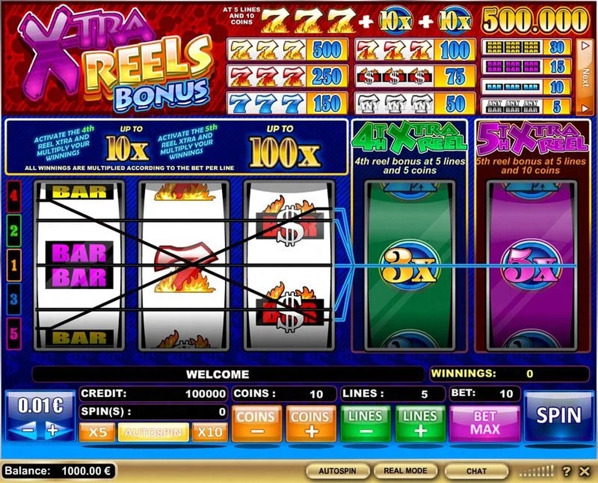 X-tra Bonus Reels Slot - screenshot