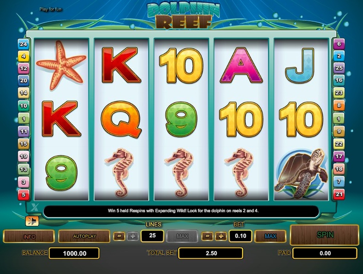 Dolphin Reef Slot - screenshot