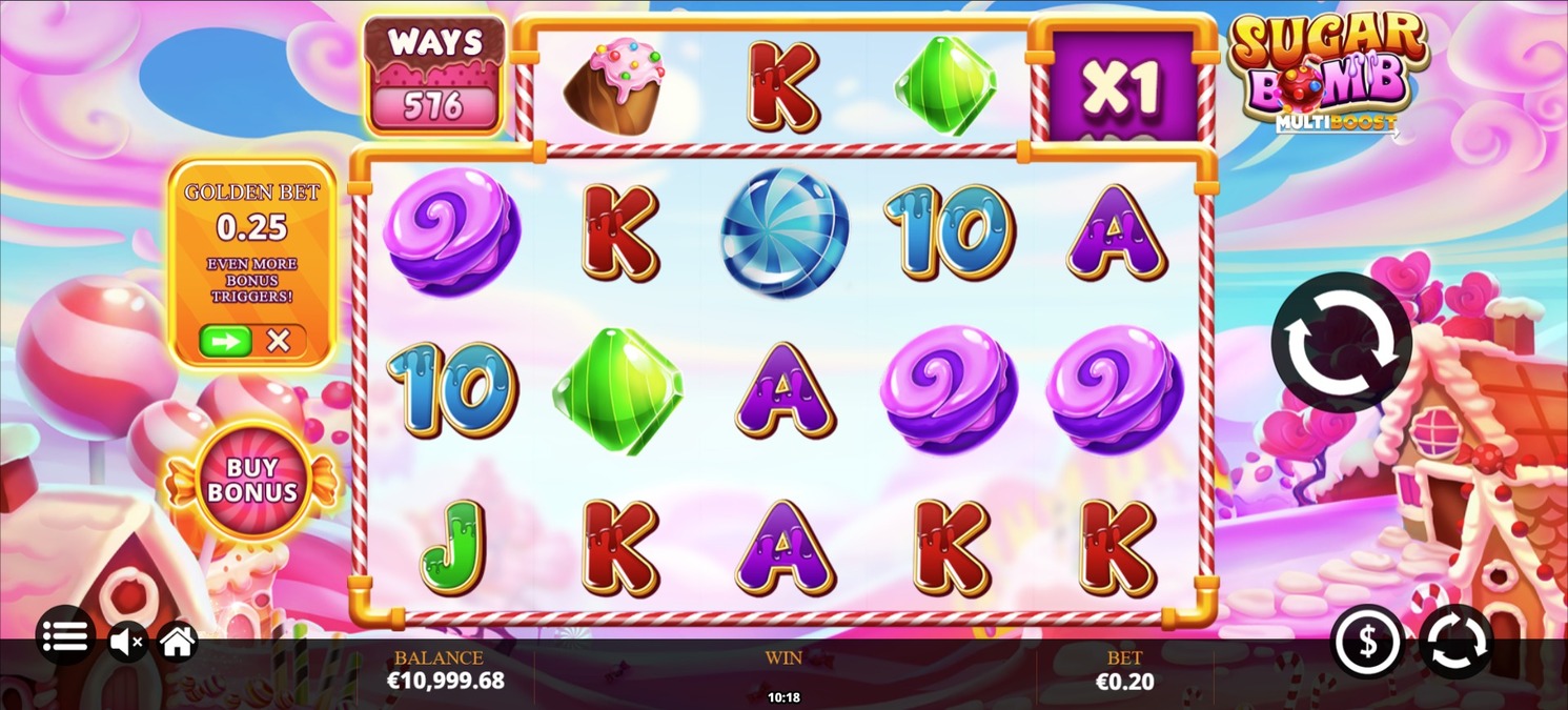 Sugar Bomb MultiBoost Slot - screenshot