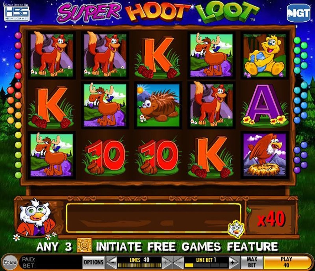 Super Hoot Loot - screenshot