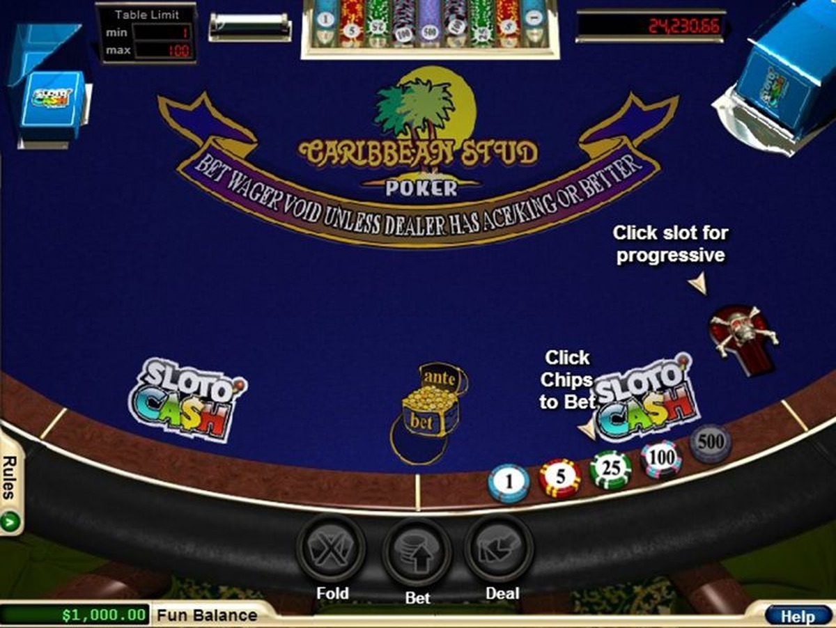 Caribbean Stud Poker - screenshot