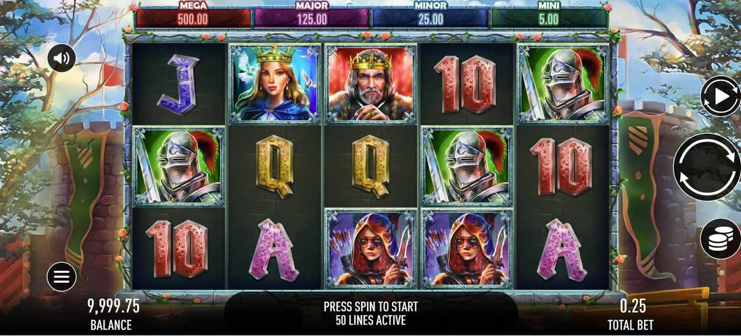 Throne of Camelot Slot - screenshot