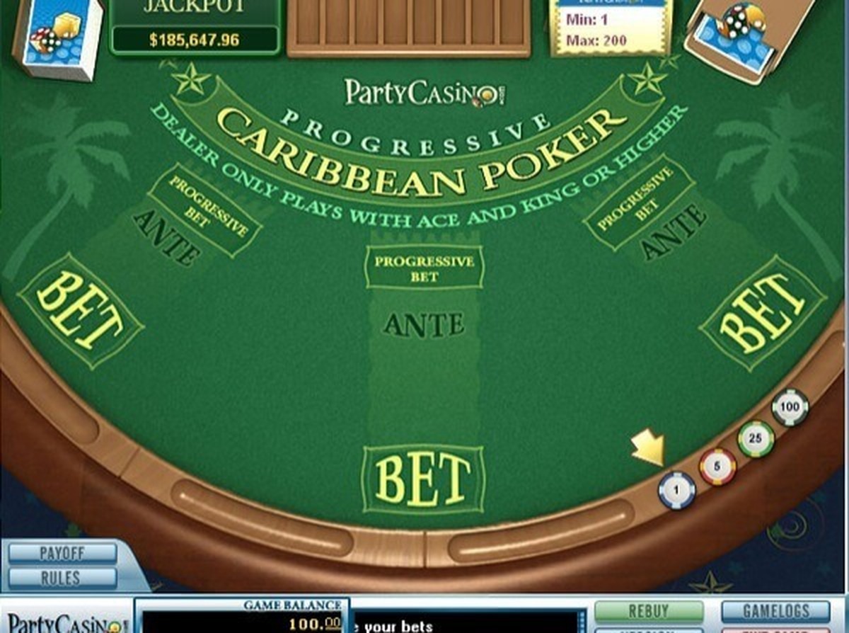 Caribbean Poker - screenshot