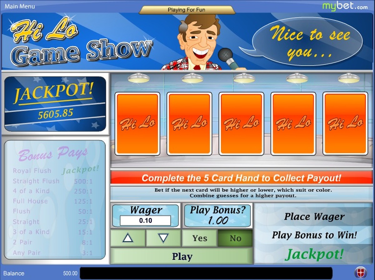 Hi Lo Game Show - screenshot